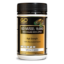 Load image into Gallery viewer, GO Healthy Mussel NZ Green Lipped 19000mg 180 Capsules