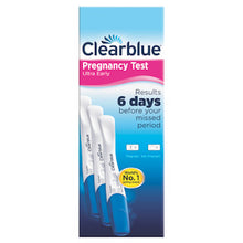 Load image into Gallery viewer, Clearblue Ultra Early Pregnancy Test 3 Pack