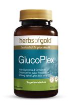Load image into Gallery viewer, Herbs of Gold GlucoPlex 60 Vegetarian Capsules