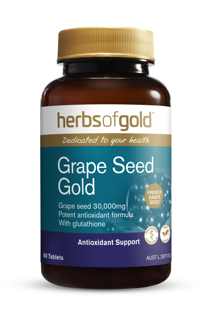 Herbs of Gold Grape Seed Gold 60 Tablets