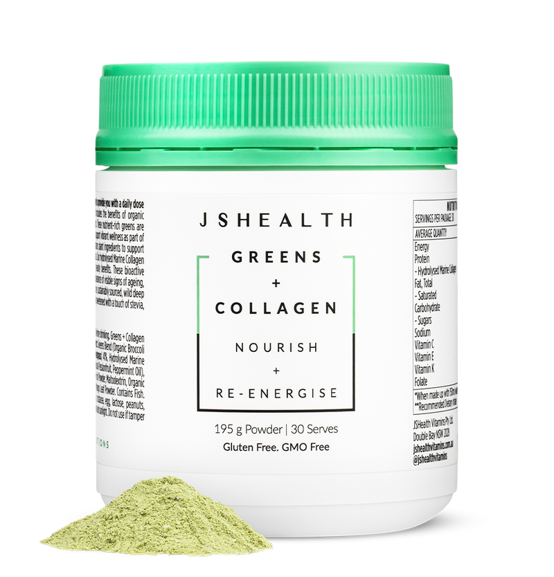 JSHEALTH Greens + Collagen Formula 195g