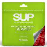 SUP GUT LOVE PROBIOTIC GUMMIES Raspberry Flavour 65 Sugar Free Gummies