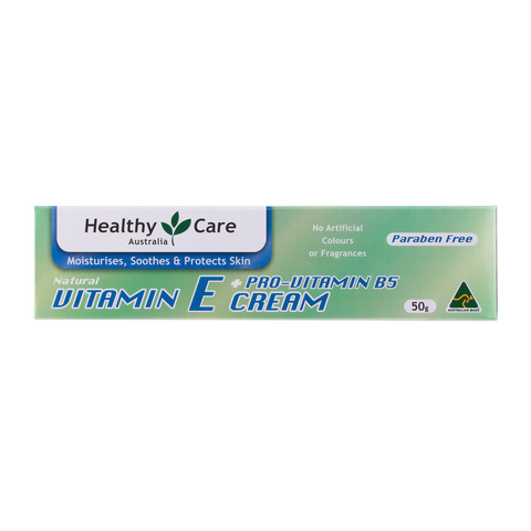 Healthy Care Vitamin E + Pro-Vitamin B5 Cream 50g