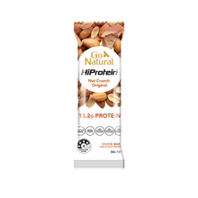 Load image into Gallery viewer, Go Natural HI PROTEIN NUT CRUNCH ORIGINAL BAR 50g