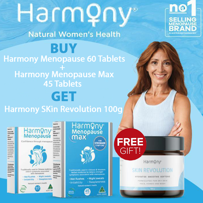 Martin & Pleasance Harmony Menopause 60 Tablets + Harmony Menopause Max 45 Tablets Special Bundle