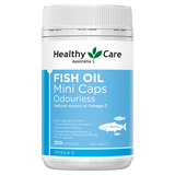 Healthy Care Fish Oil Mini Caps Odourless 200 Capsules