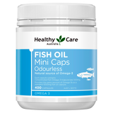 Healthy Care Fish Oil Mini Caps Odourless 400 Capsules