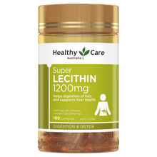 Load image into Gallery viewer, Healthy Care Super Lecithin 1200mg 100 Capsules