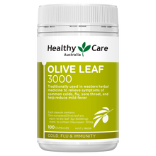 Load image into Gallery viewer, Healthy Care Olive Leaf Extract 3000mg 100 Capsules
