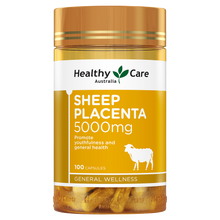 Load image into Gallery viewer, Healthy Care Sheep Placenta 5000mg 100 Capsules