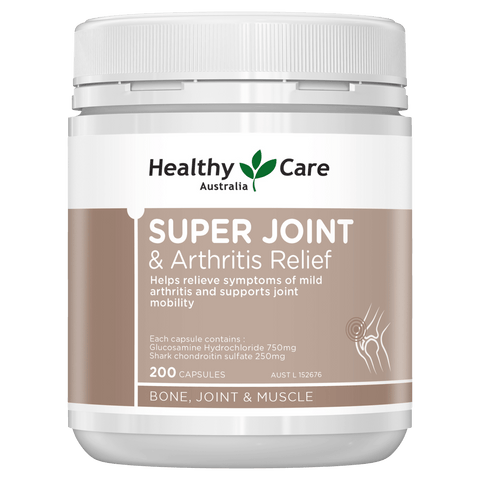 Healthy Care Super Joint & Arthritis Relief 200 Capsules