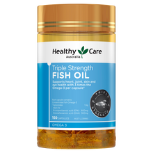 Load image into Gallery viewer, Healthy Care Triple Strength Fish Oil 150 Capsules