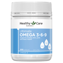 Load image into Gallery viewer, Healthy Care Ultimate Omega 3-6-9 200 Capsules