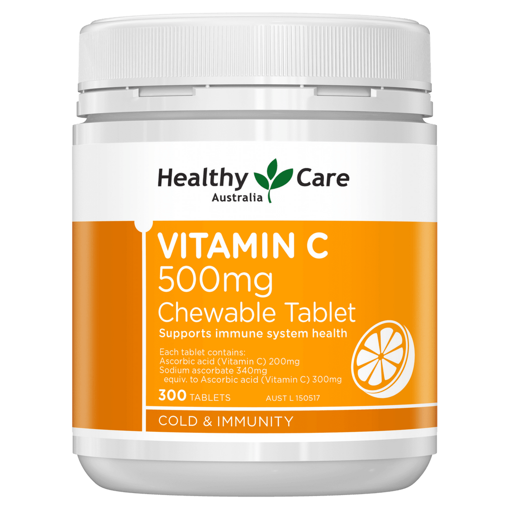 Healthy Care Vitamin C 500mg 300 Tablets