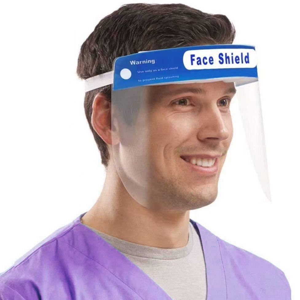 Face Shield Disposable Clear Protective Isolation Visors