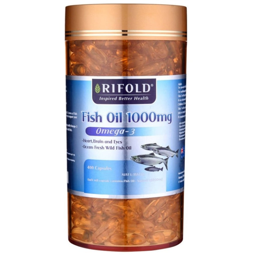 Rifold Omega 3 Fish Oil 1000mg 400 Capsules