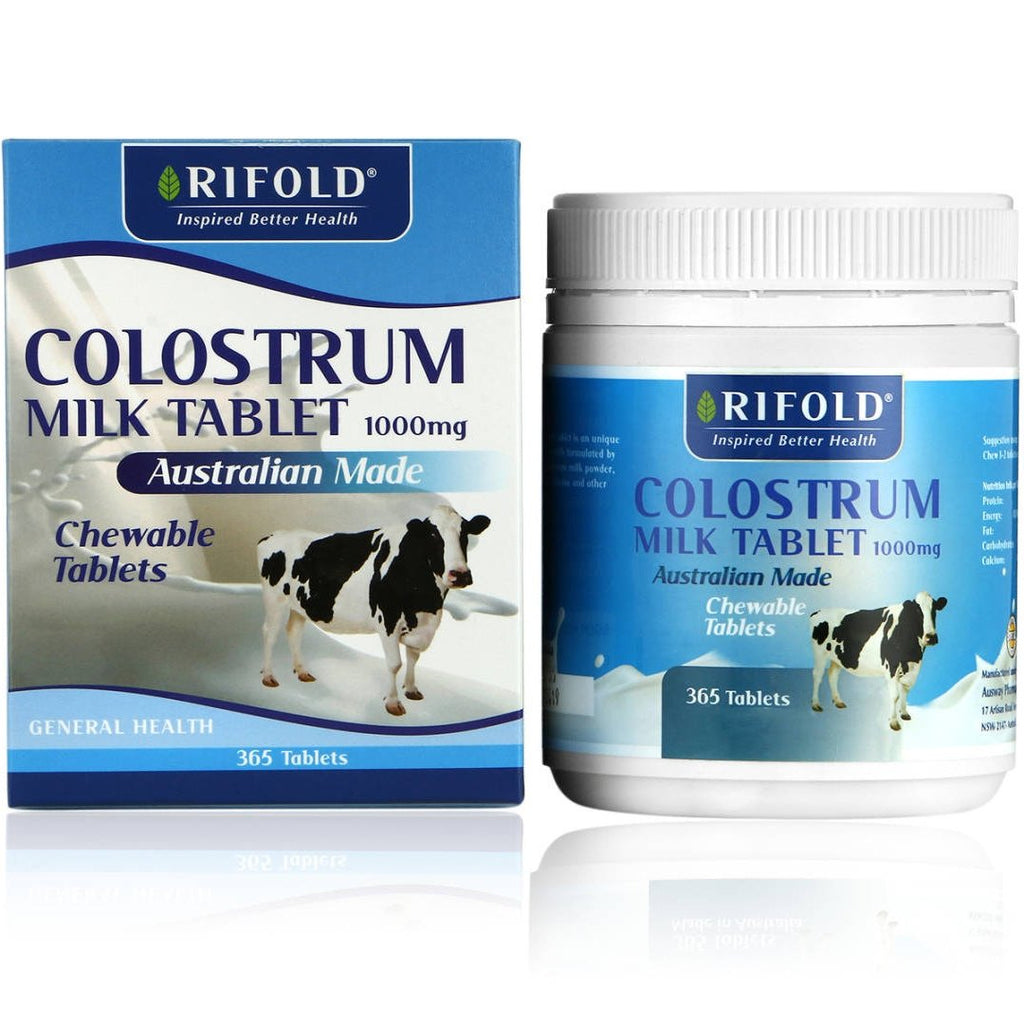 Rifold Colostrum Milk Tablet 1000mg 365 Tablets (Expiry 7/24)