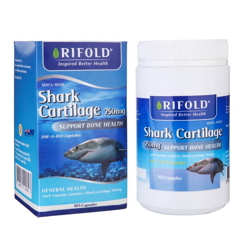 Rifold Shark Cartilage 750mg 365 Capsules