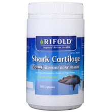 Load image into Gallery viewer, Rifold Shark Cartilage 750mg 365 Capsules