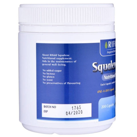 Rifold Squalene 1000mg 200 Capsules