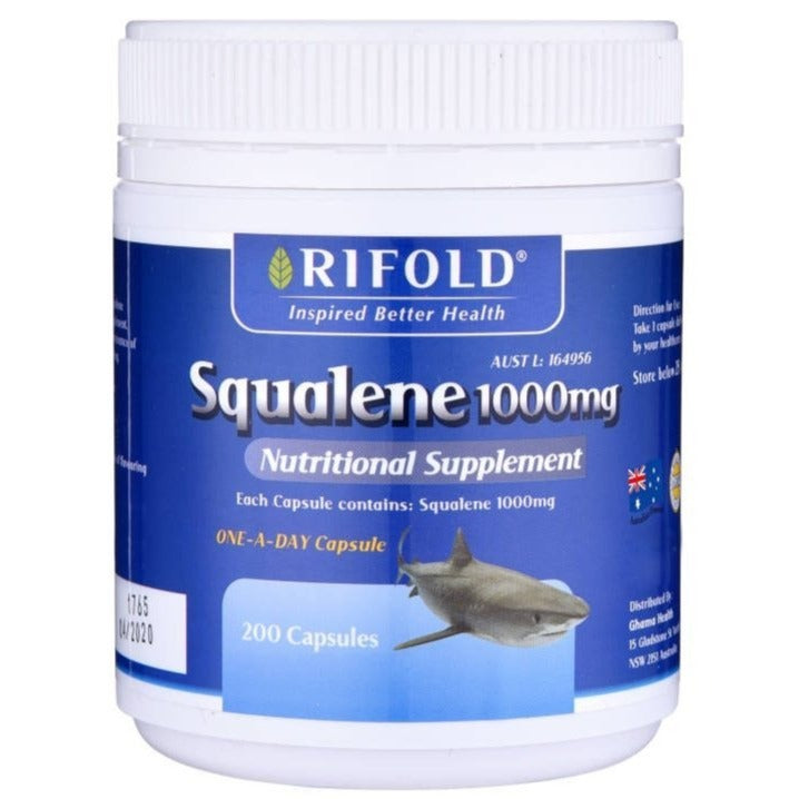 Rifold Squalene 1000mg 200 Capsules