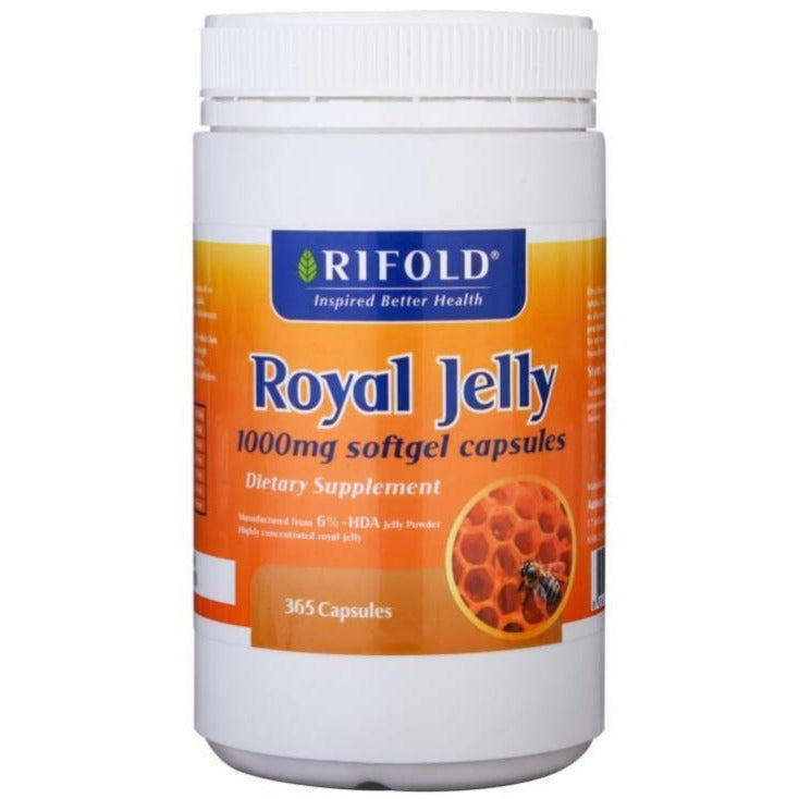Rifold Royal Jelly 1000mg 365 Capsules