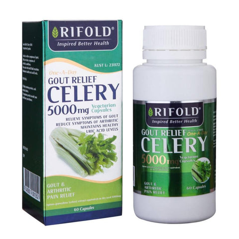 Rifold Gout Relief Celery 5000mg 60 Capsules