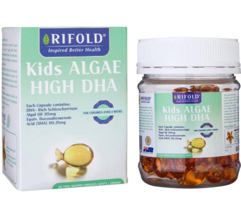 Rifold Kids Algae High DHA 90 Capsules