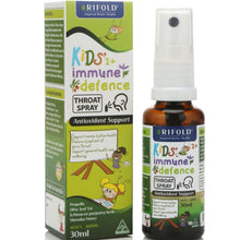 Load image into Gallery viewer, Rifold Kids Immune Defence Throat Spray 30mL