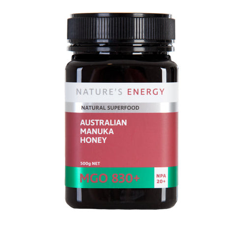 Nature's Energy Australian Manuka Honey MGO 830+ 500g