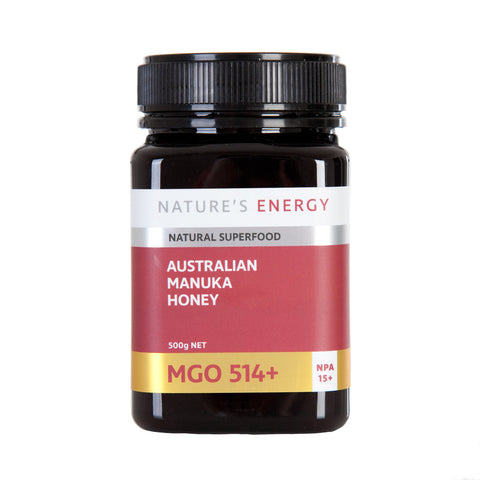 Nature's Energy Australian Manuka Honey MGO 514+ 500g