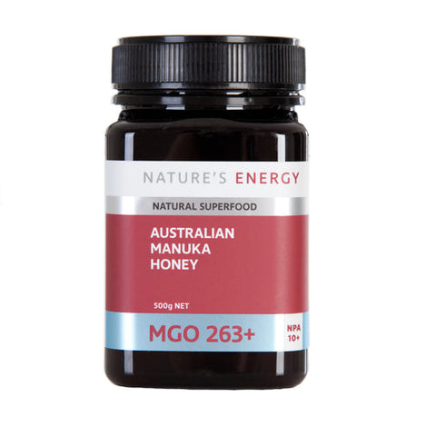 Nature's Energy Australian Manuka Honey MGO 263+ 500g