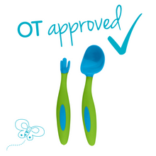 Load image into Gallery viewer, B.BOX Toddler cutlery set - ocean breeze