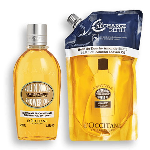L'Occitane Almond Shower Oil Eco Duo
