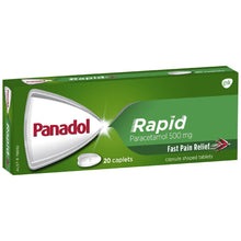 Load image into Gallery viewer, Panadol Rapid Paracetamol 500mg Pain Relief 20 Caplets