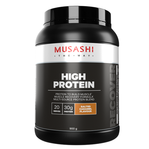 Musashi High Protein Salted Caramel 900g