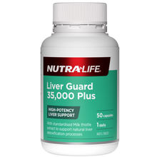 Load image into Gallery viewer, Nutra-Life Liver Guard 35,000 Plus 50 Capsules
