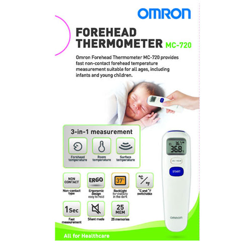 Omron Forehead Thermometer MC-720