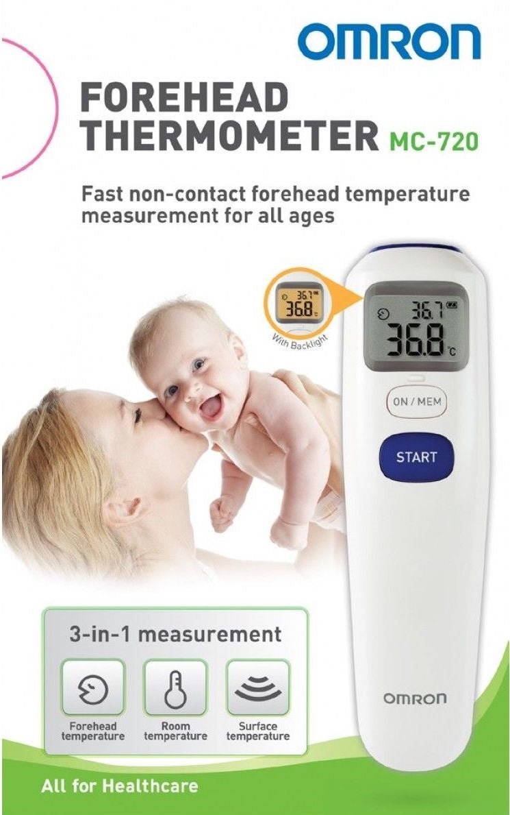 Omron Forehead Thermometer MC-720