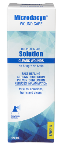 Microdacyn Wound Care Solution 120mL