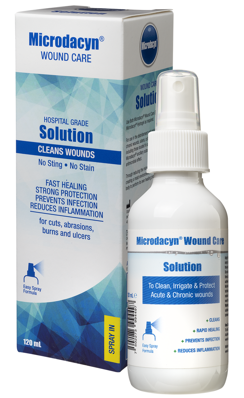 Microdacyn Wound Care Solution 120mL