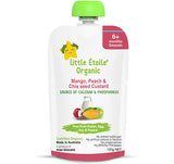 Little Etoile Organic Mango, Peach & Chia Seed Custard 120g (Expiry 09/2024)