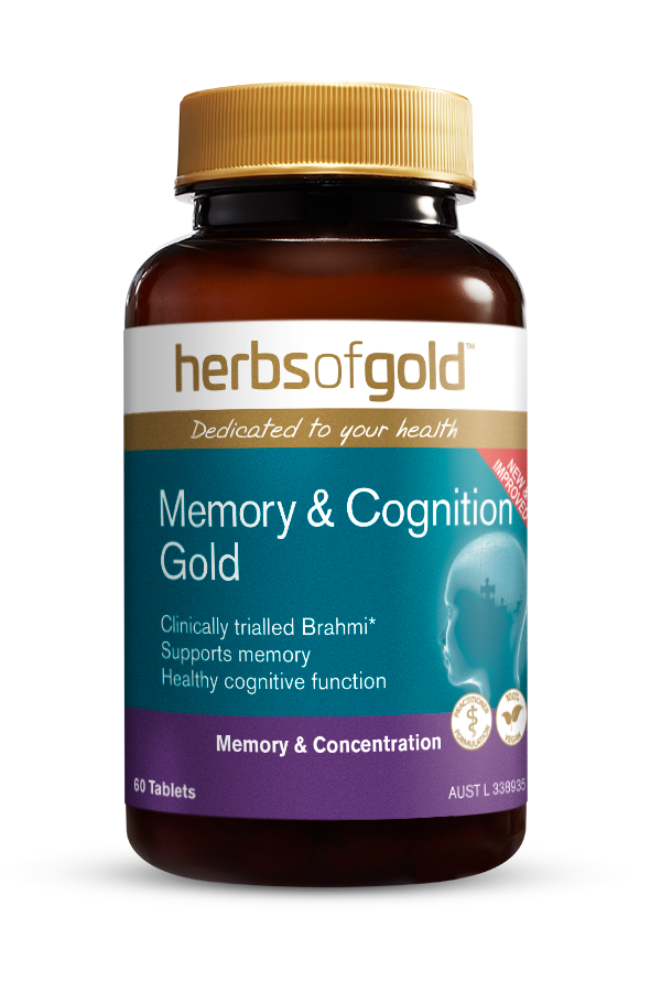 Herbs of Gold Memory & Cognition Gold 60 Tablets