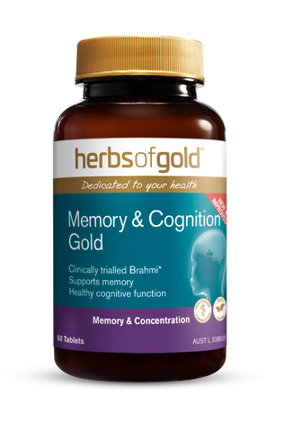 Herbs of Gold Memory & Cognition Gold 60 Tablets