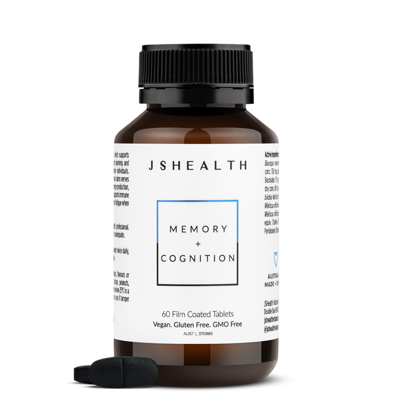 JSHEALTH Memory + Cognition Formula 60 Tablets