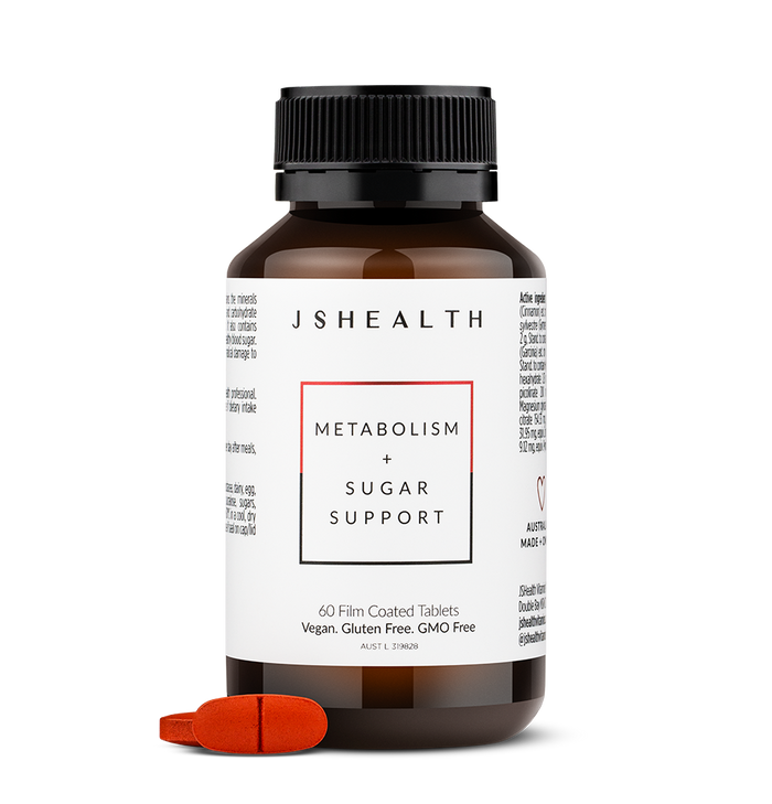 JSHEALTH Metabolism + Sugar Support Formula 60 Tablets