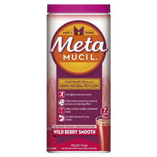Load image into Gallery viewer, Metamucil Fibre Supplement Smooth Wild Berry 72 Doses