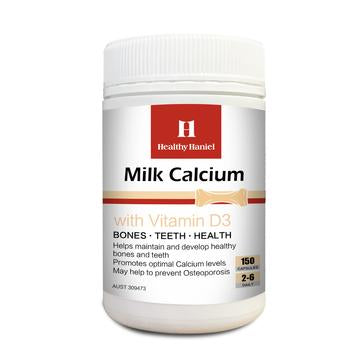 Healthy Haniel Milk Calcium with Vitamins D3 150 Capsules