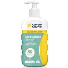 Load image into Gallery viewer, Cancer Council Moisturising Sunscreen SPF50+ 200mL