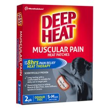 Load image into Gallery viewer, Deep Heat Muscular Pain Heat Patches 2 pk